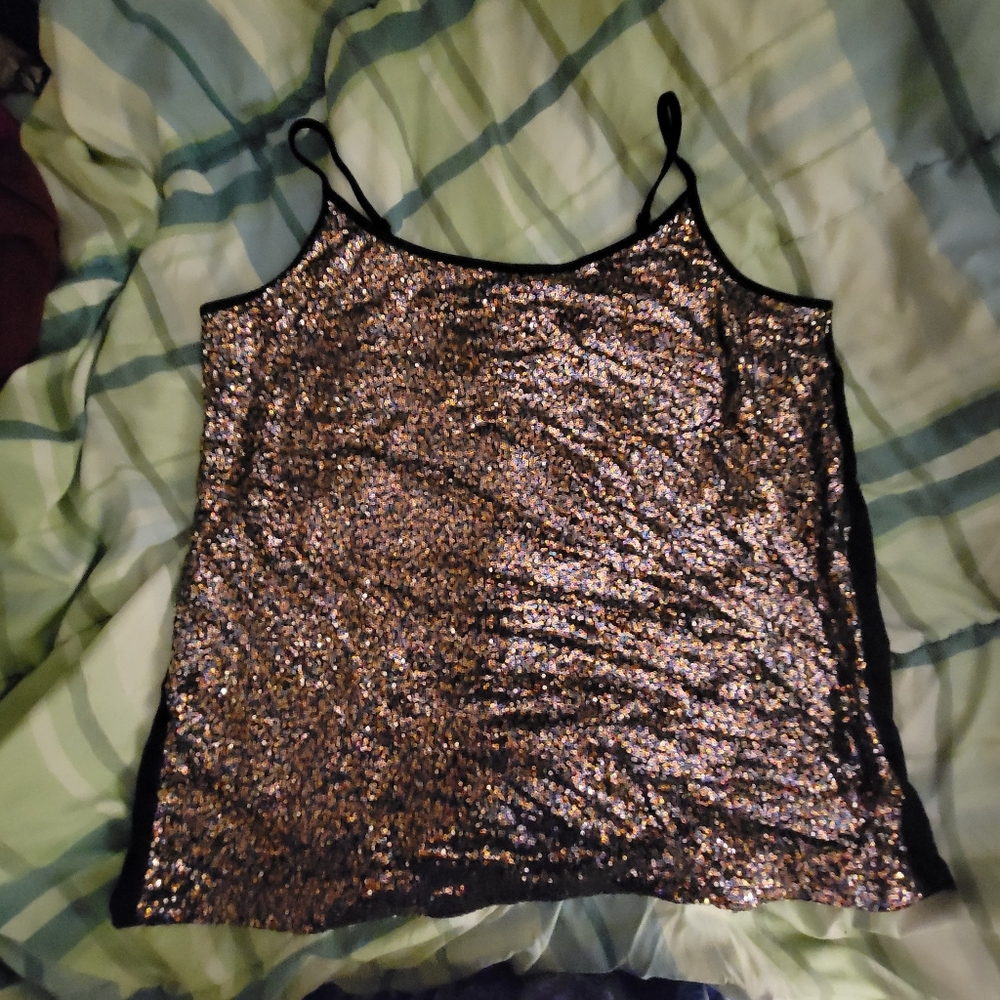 Torrid Size 5x, Multi-colored, Sequined Tank Top